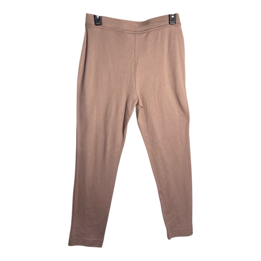 Hasting & Smith Petite Slim Leg Pants Brown Petite M NWT Stretch Comfort Pull-On